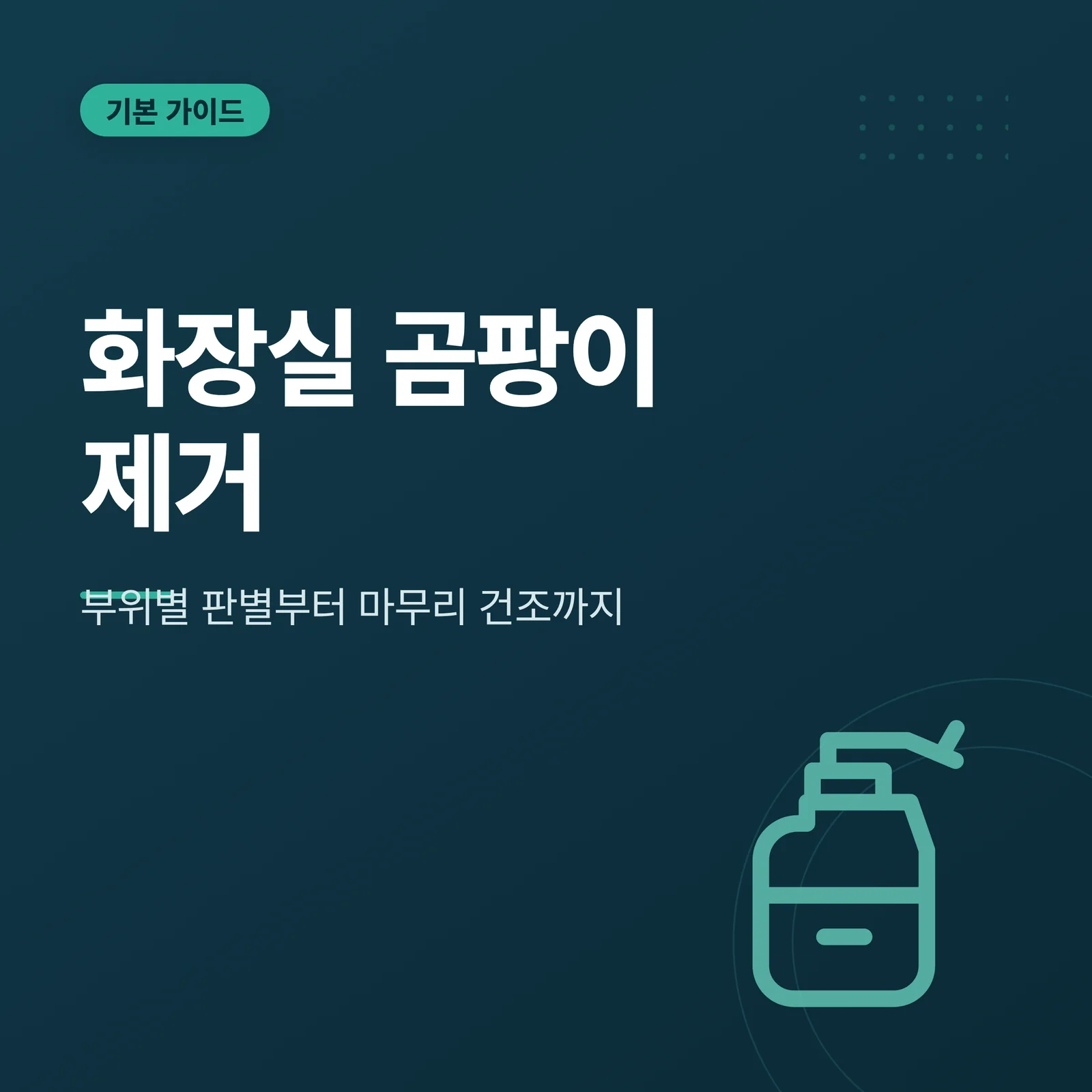 곰팡이 제거 업체 비용 안내